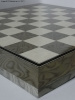 Grey High Gloss Finish Chess Board - 50cm